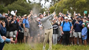 Bananenschale verdeckt Golf-Ball