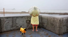 So wappnen sich Anwohner in Kalifornien vor dem Tropensturm