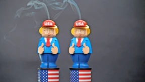 Donald Trump gibt es jetzt als Räucherfigur