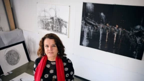 Bohrturm und Schaufelbagger