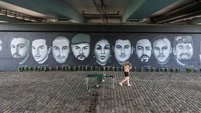 Graffiti für Mordopfer von Hanau beschmiert