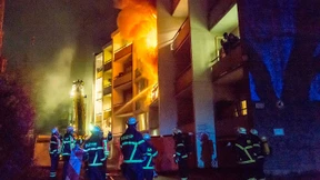 Fünf Verletzte bei Feuer in hessischer Flüchtlingsunterkunft