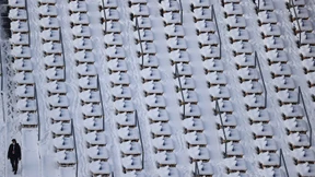 Hoffen auf Publikum in Oberstdorf