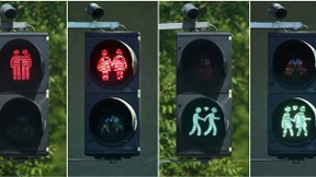 In Wien gibt es jetzt auch schwule Ampelmännchen