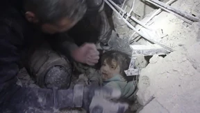 Dramatische Rettung unter Trümmern