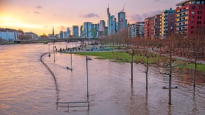 Pegelstände in Hessen beginnen zu sinken