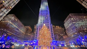 Der Weihnachtsbaum am Rockefeller Center leuchtet wieder