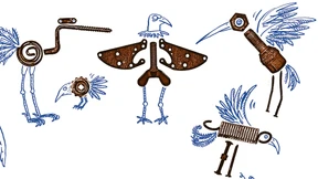 Schräge Vögel  in Schweizer Gärten