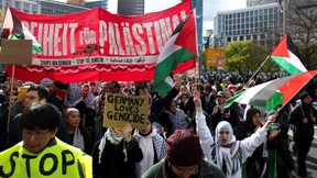 Pro-Palästina-Demonstration in Berlin vorübergehend gestoppt