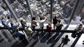 So sehen die ersten Besucher New York vom neuen World Trade Center