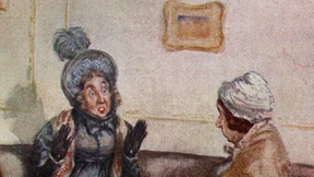 Seht da, Frau Knauserig!