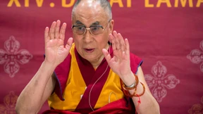 Dalai Lama bei Eröffnung des neuen Tibethauses