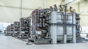 Ein Lagerhaus für Strom