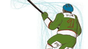 Jedes Mal ertönt ein  Knallen des Pucks