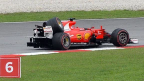 Vettel im Glück nach kuriosem Unfall