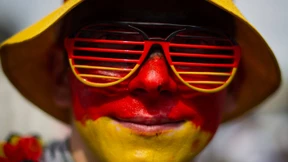 Deutsche Fans begrüßen Mammut-EM