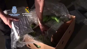 Koks in Bananenkisten