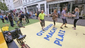 Autos müssen draußen bleiben