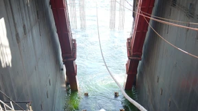 Fließbandarbeit in der Ostsee