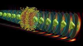 Elektronen surfen auf der Plasmawelle
