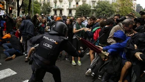 Polizei greift in Katalonien brutal durch