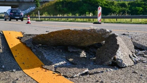 Blow Ups behindern den Verkehr