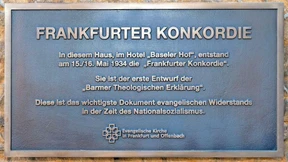 Mutige Theologen im Frankfurter Hotel