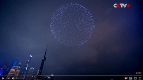 Spektakuläre Drohnen-Show wurde nicht an Silvester aufgeführt