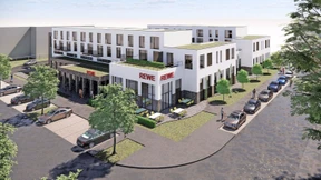 Wohnen und Spielen über Offenbacher Supermarkt