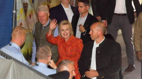 Bill und Hillary Clinton auf dem Oktoberfest