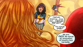 Eine Muslima als Superheldin