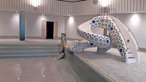 Neue Rutsche, neue Farben, neues Ambiente