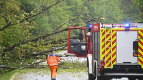Bundesstraße bei Königsstein nach Unwetter weiterhin gesperrt