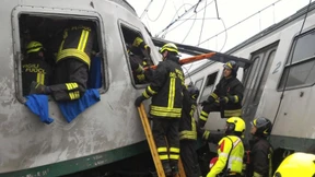 Italienischer Zug entgleist im Bahnhof