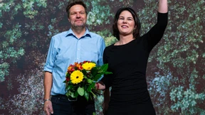 Grünen-Chefs Baerbock und Habeck wiedergewählt