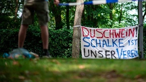Schalke-Fans protestieren gegen Tönnies