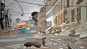 Ein Volltreffer köpft die Isaakskathedrale