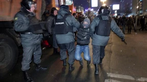 Hunderte Festnahmen bei Anti-Putin-Protesten 