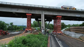 Notstabilisierung der Salzbachtalbrücke beendet