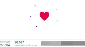 Liebe für einen Tweet