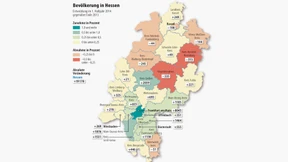 Wie Hessens Bevölkerung wächst