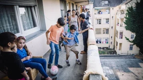 Kämpfen, damit sie nicht entgleiten