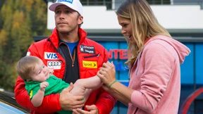 Bode Miller mit Baby und Motivation