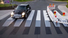 3D-Zebrastreifen in Schmalkalden ordnungsgemäß übertüncht