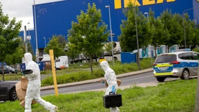 Drei Angeklagte im Fall der Frankfurter Ikea-Leiche