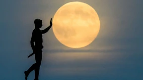 So schön leuchtete der Supermond