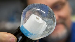 Klopapier in der Schneekugel