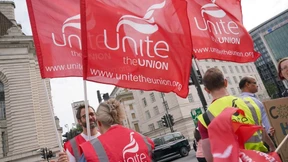 Britische Gewerkschaft in finanziellen Schwierigkeiten