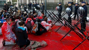 Ceta-Gegner protestieren in Brüssel