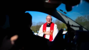 Oster-Gottesdienst im Autokino Düsseldorf
